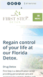 Mobile Screenshot of firststepdetox.com